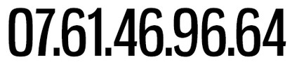 Numéro de téléphone